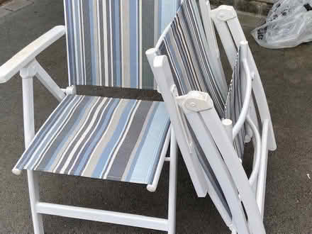 Photo of free two folding garden chairs (Simonstone BB12) #4