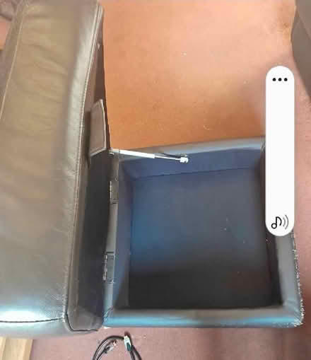 Photo of free 2 seater leather sofa & foot stool (Kings Stanley GL10) #2