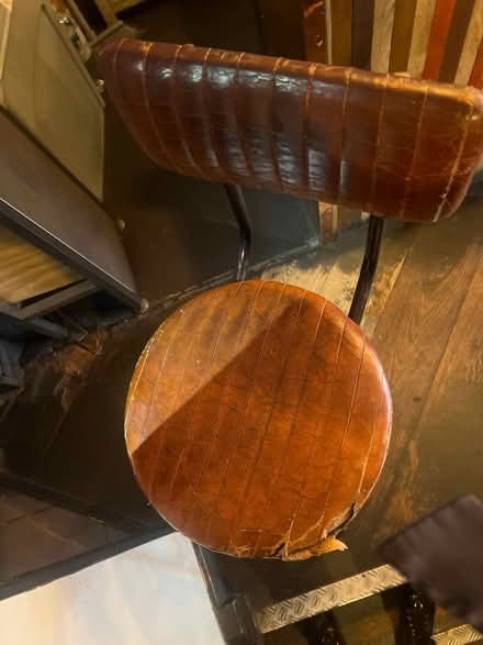 Photo of free Leather bar stools (WC2E) #4