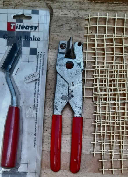 Photo of free Ceramic tile kit: cutter, spacers,grout cleaner (Thorpe St Andrew NR7) #1
