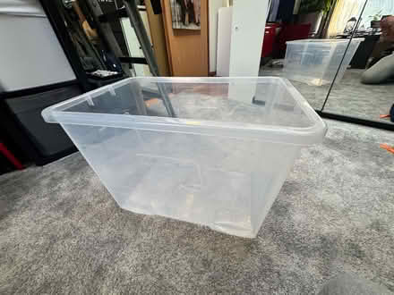Photo of free Large Transparent Plastic Box (TW2 Twickenham) #1