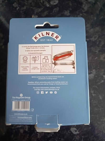 Photo of free 3 replacement jar seals (BS15) #2