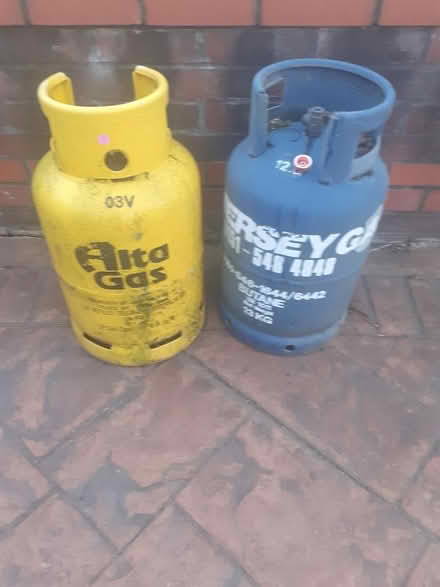 Photo of free 2 empty gas bottles (L36) #1