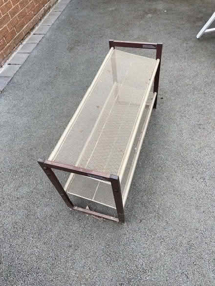 Photo of free metal shoe rack (Simonstone BB12) #1