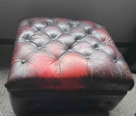 Photo of free Chesterfield footstool (SN14) #1