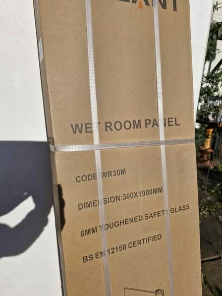 Photo of free Wet Room glass panel Unopened (Chirk LL14) #2