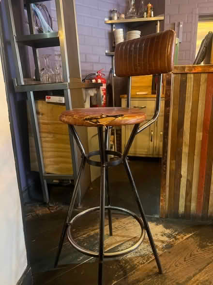Photo of free Leather bar stools (WC2E) #3