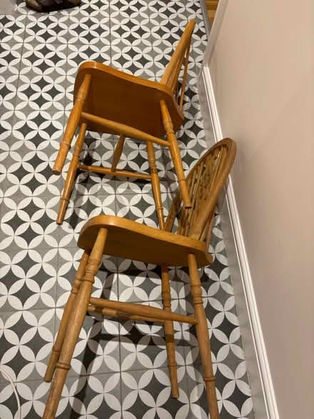 Photo of free Wooden chairs x 2 (Hamlet Road, Crystal Palace) #4