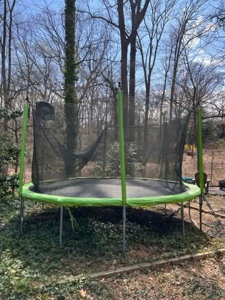 Photo of free 14 ft Newer large size trampoline (Hollin Hills) #1