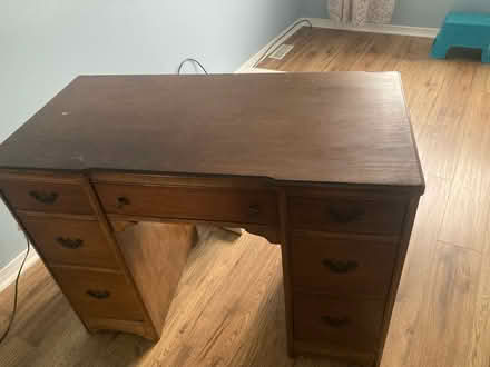 Photo of free Vintage wooden desk (Pickering) #1