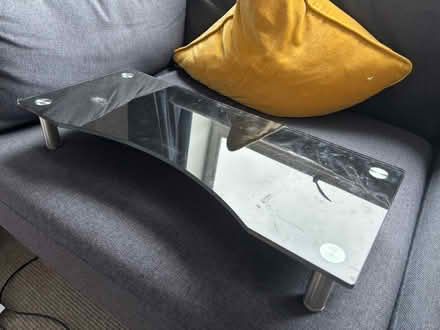 Photo of free Von haus glass monitor stand (Crystal Palace) #1