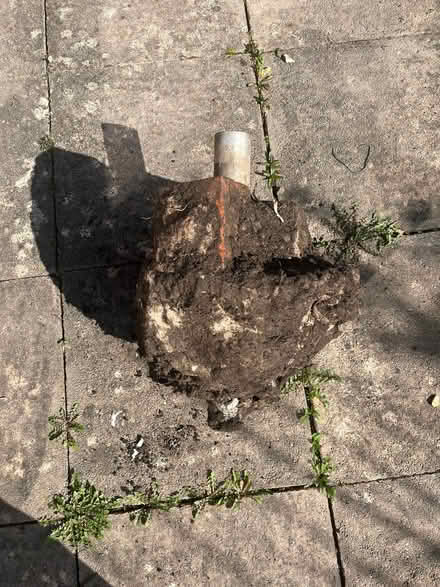 Photo of free 3m strong metal post (for washing line or similar) (Clungunford SY7) #2