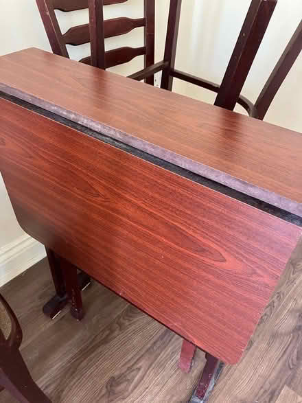 Photo of free Folding dining table and 4 chairs (Poulton-le-Fylde FY6) #1