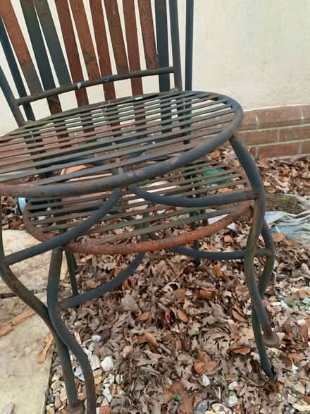 Photo of free Metal garden chairs (highcliffe BH23) #3