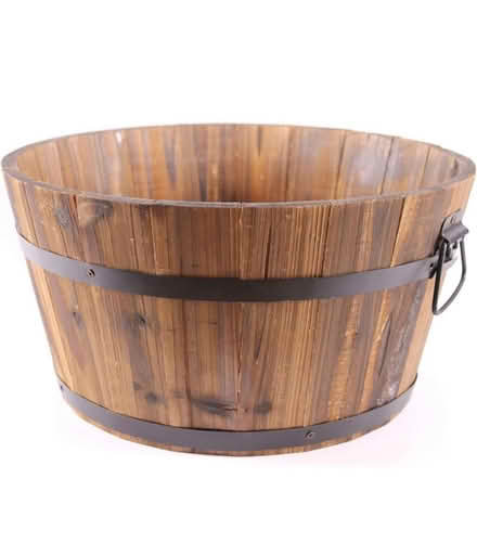 Photo of Barrel/Galv Tub planter (Grafton, Shrewsbury) #1