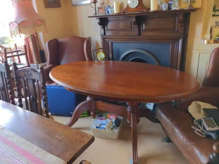 Photo of free Pine dining table & 6 chairs. (Markland Hill BL1) #1