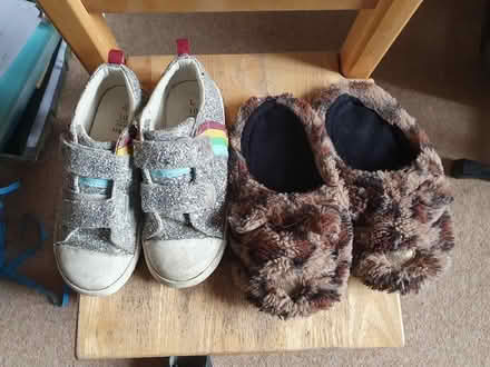 Photo of free Size 10 - kids sparkly trainers and slippers (Bruntsfield EH10) #1