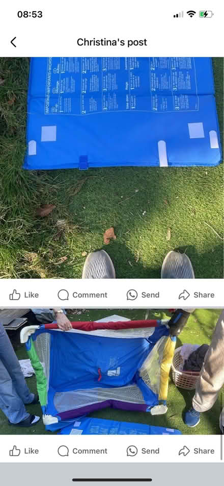 Photo of free Travel cot (Townsend AL3) #3