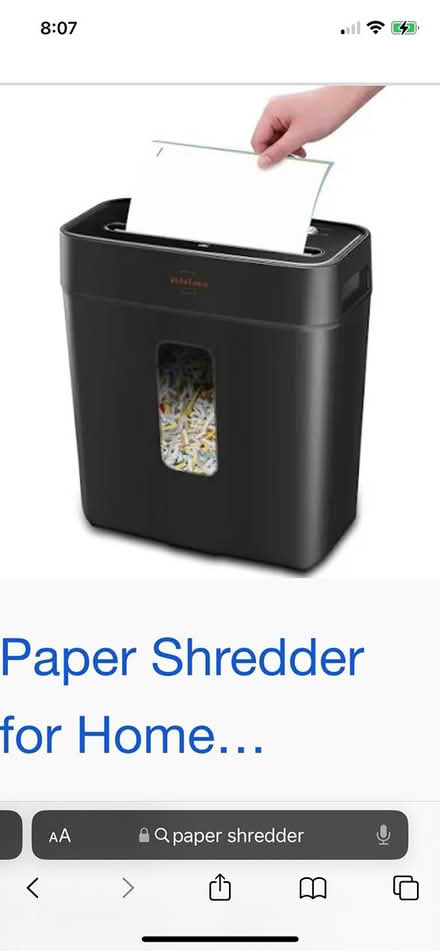 Photo of Paper Shredder (Westchester-Lower-Eastchester) #1