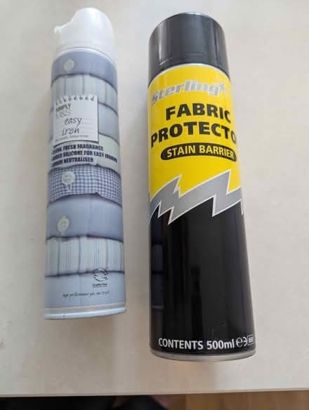 Photo of free one aerosol can Easy Iron and one of Fabric Protector (North Road) #1
