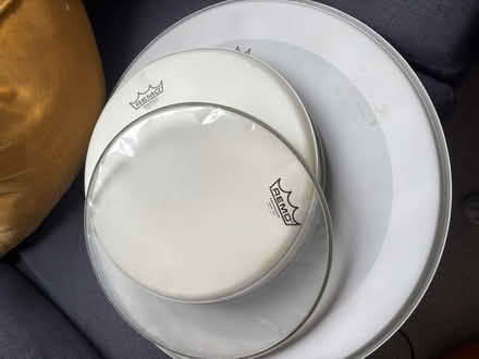 Photo of free Remo drum heads skins used (Crystal Palace) #1