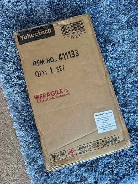 Photo of free New Un-assembled Side Table (Metal/Wood) (Kings Langley WD4) #2