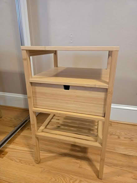 Photo of free Wooden Nightstand (Bethesda) #1