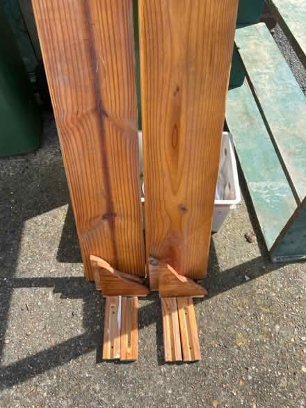 Photo of free 2 x Wood shelves (Welling DA16) #2