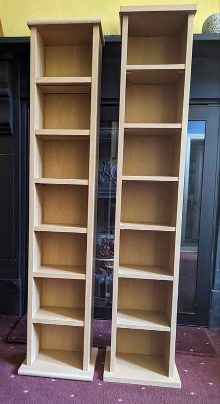 Photo of free Pairs of CD rack towers (Malvern Link Top WR14) #2