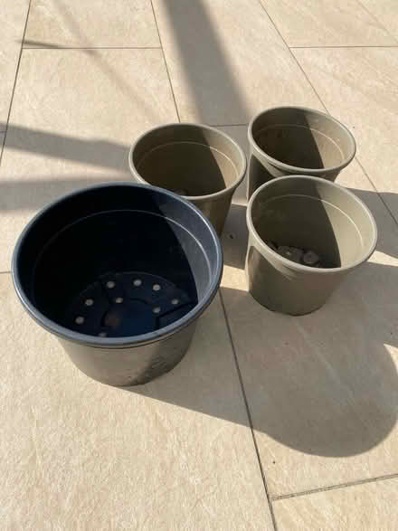 Photo of free Large plastic plant pots (West Didsbury Manchester M20) #1
