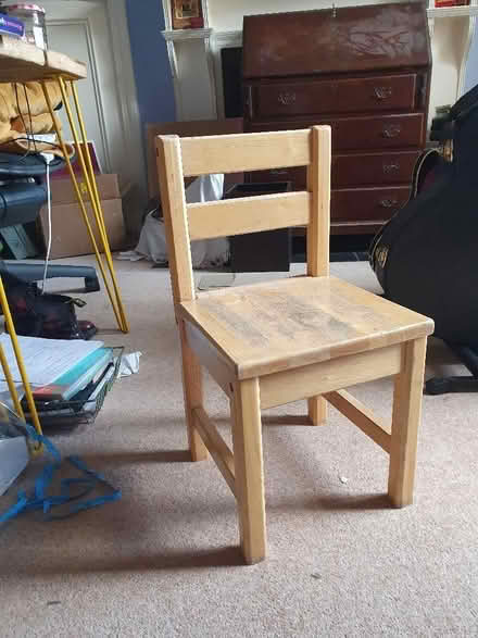 Photo of free Small children's wooden chair (Bruntsfield EH10) #1