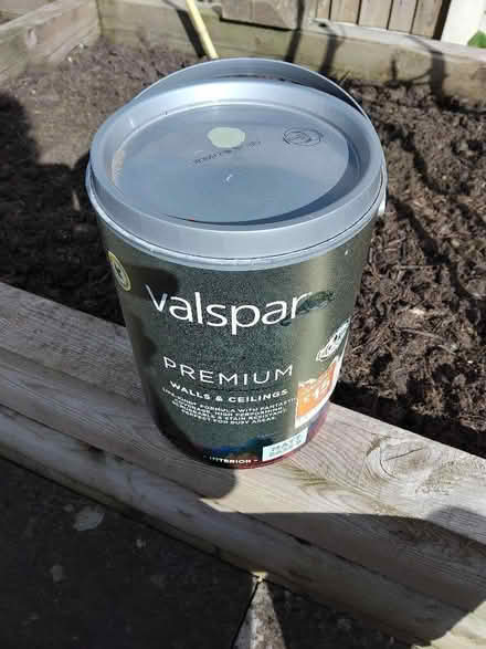 Photo of free 5L emulsion paint (Barnard's Green WR14) #1