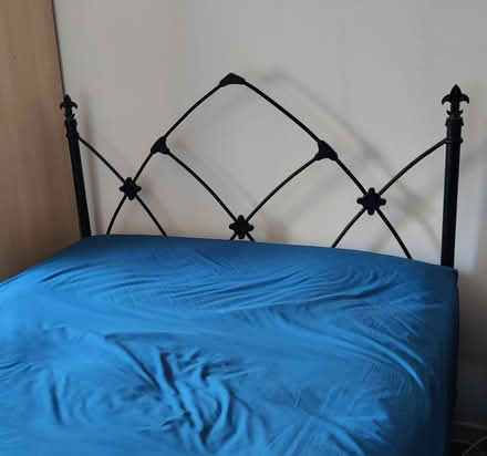 Photo of free Iron gothic double bed frame (Castle Ward Lancaster) #1