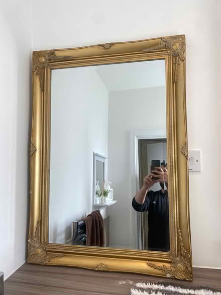 Photo of free Golden frame mirror (Beampark, Rainham RM13) #1