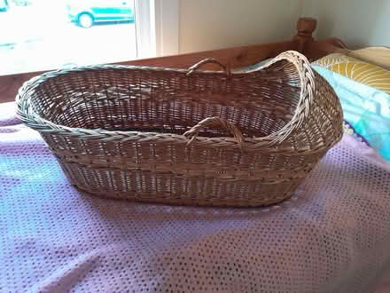 Photo of free Wicker moses basket (Purley CR8) #1