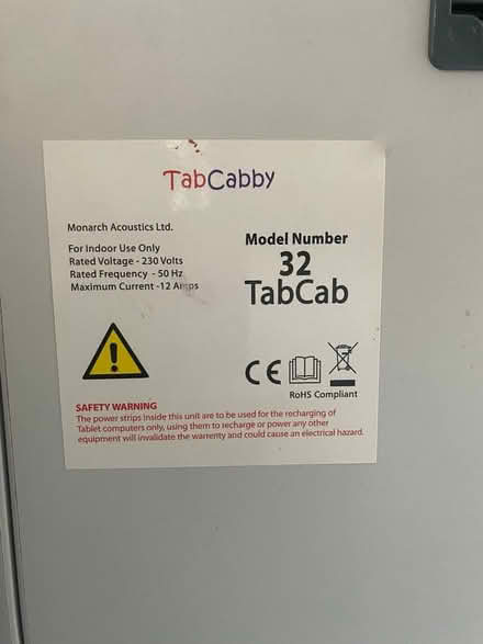 Photo of free Labcaddy - tabcab 32h compact (OX7 Great Rollright) #1