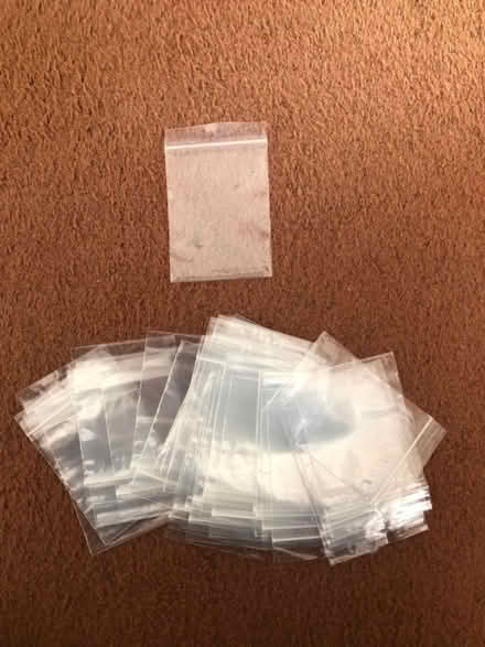 Photo of free 30 unused small Grip seal bags (Marston OX3) #1