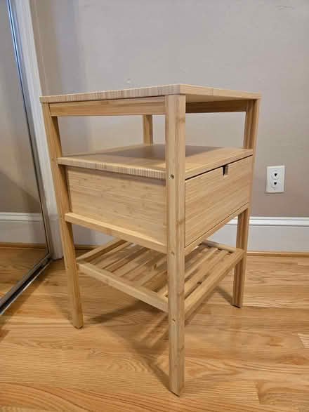 Photo of free Wooden Nightstand (Bethesda) #2