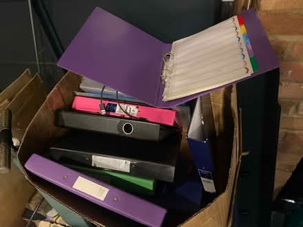 Photo of free Box of A4 files - used but reusable (Sevenoaks TN13) #1