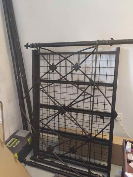 Photo of free Iron gothic double bed frame (Castle Ward Lancaster) #3