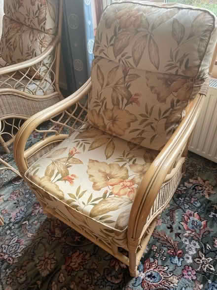 Photo of free Two Wicker Chairs with matching table (Penrith CA11) #2