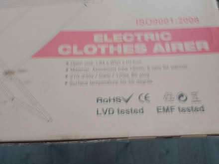 Photo of free Electric clothes airer (Isleworth TW7 Near Rugby Gd) #1