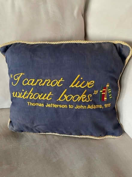 Photo of free Throw pillow (U street) #1