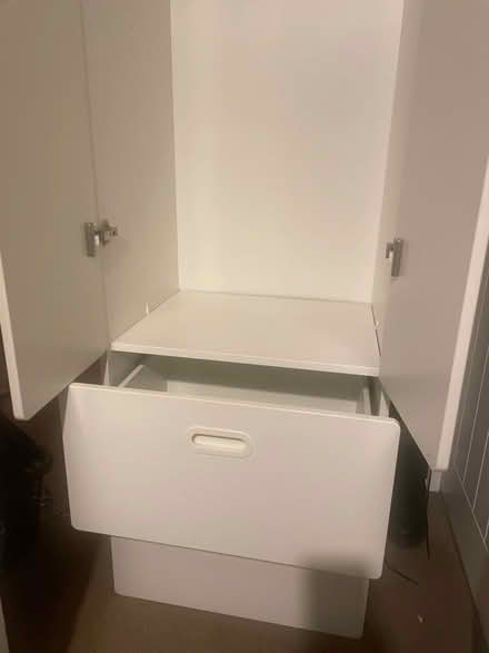 Photo of free IKEA white double wardrobe (Garston WD25) #3