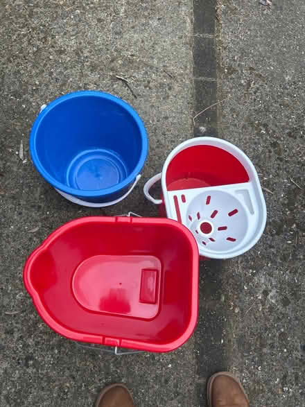 Photo of free Buckets! And mop heads ( new) (BR1 Sundridge park) #1
