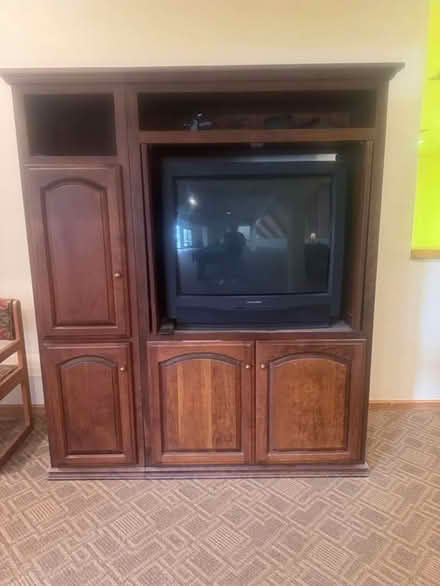 Photo of free Tv cabinet & TV (The Enclave) #1