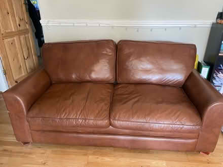Photo of free Leather sofa (Chislehurst) #1