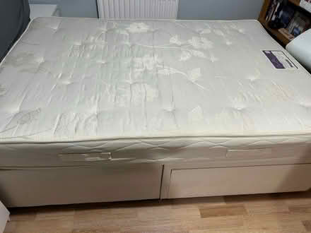 Photo of free Double divan storage bed (Chiswell Green) #1