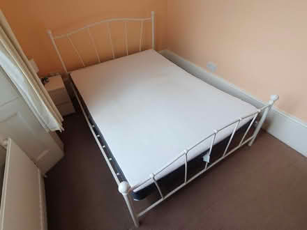 Photo of free Double Bed and / or Matress - Metal (TW1 - Twickenham) #3