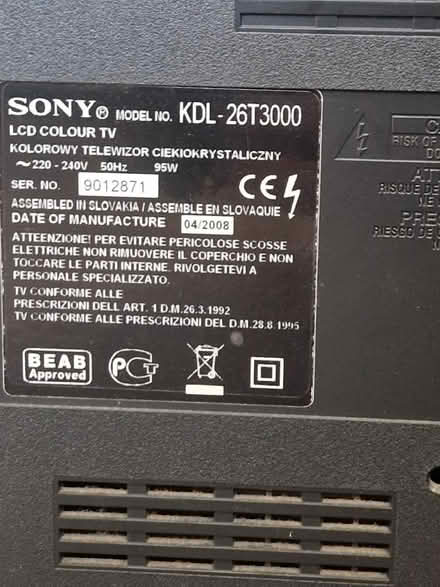 Photo of free 26 inch tv (Prescot L36) #2
